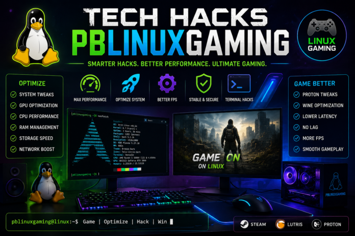 Tech Hacks PBLinuxGaming