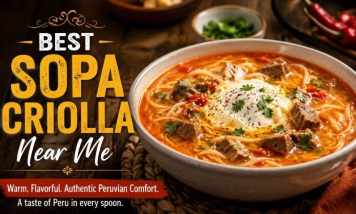 Best Sopa Criolla Near Me