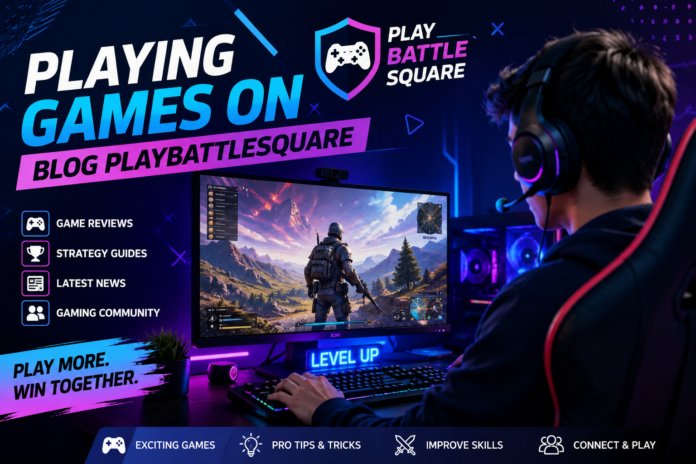 Playing Games on Blog PlayBattleSquare