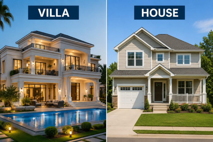 Villa and House